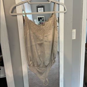 Abercrombie satin bodysuit